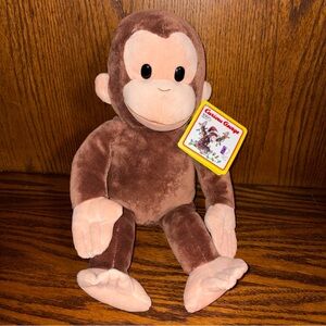 Curious George Plush Monkey - Brown Soft Stuffed Toy